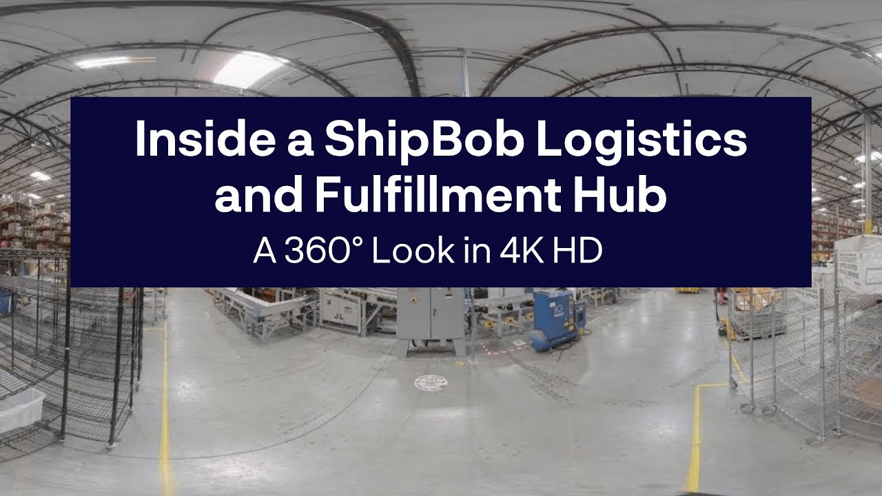Inside A ShipBob Logistics and Fulfillment Hub: A 360° Look in 4K HD