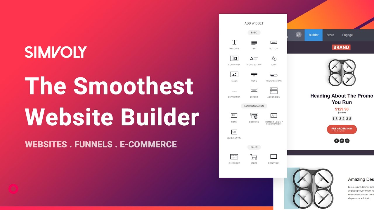 The Best Website Builder For Small Businesses - Simvoly [100% White Label]