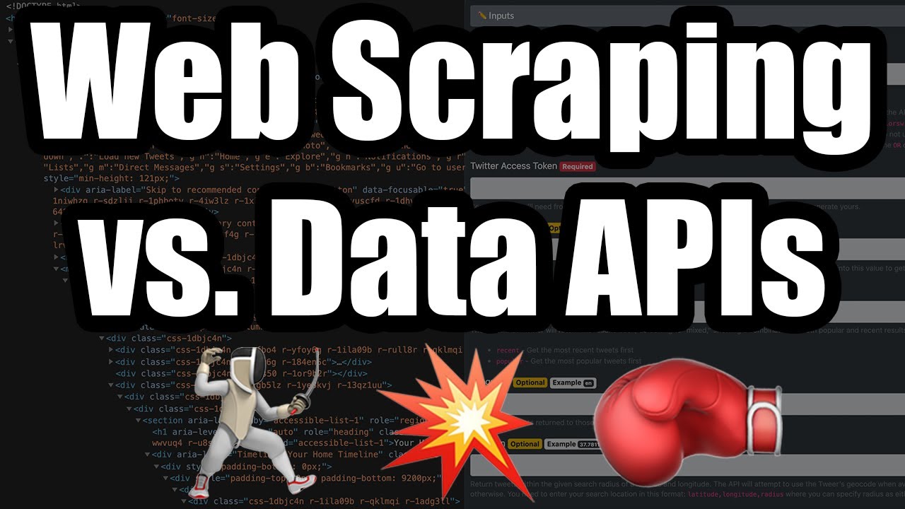 Screen Scraping vs. Data Scraping
