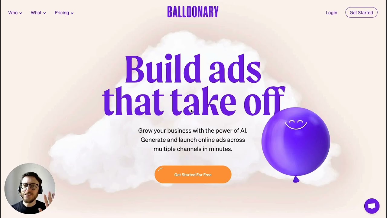 Balloonary.com walkthrough - Build and launch an ad in under 3 minutes