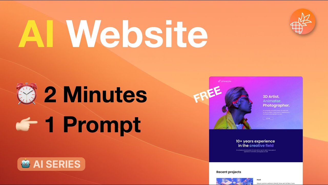 How to build a Website with AI for your Business in under 2 minutes. Free. (Step-by-step)